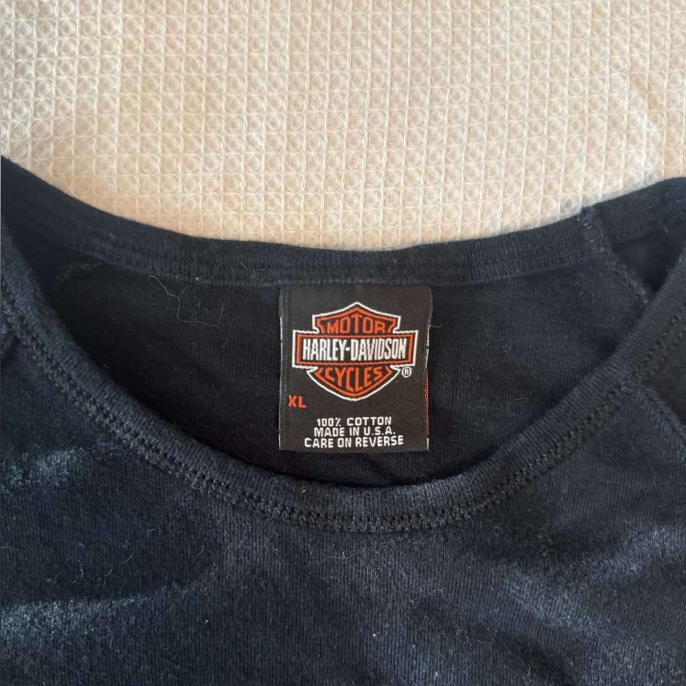 Harley-Davidson Black Cotton Tee
